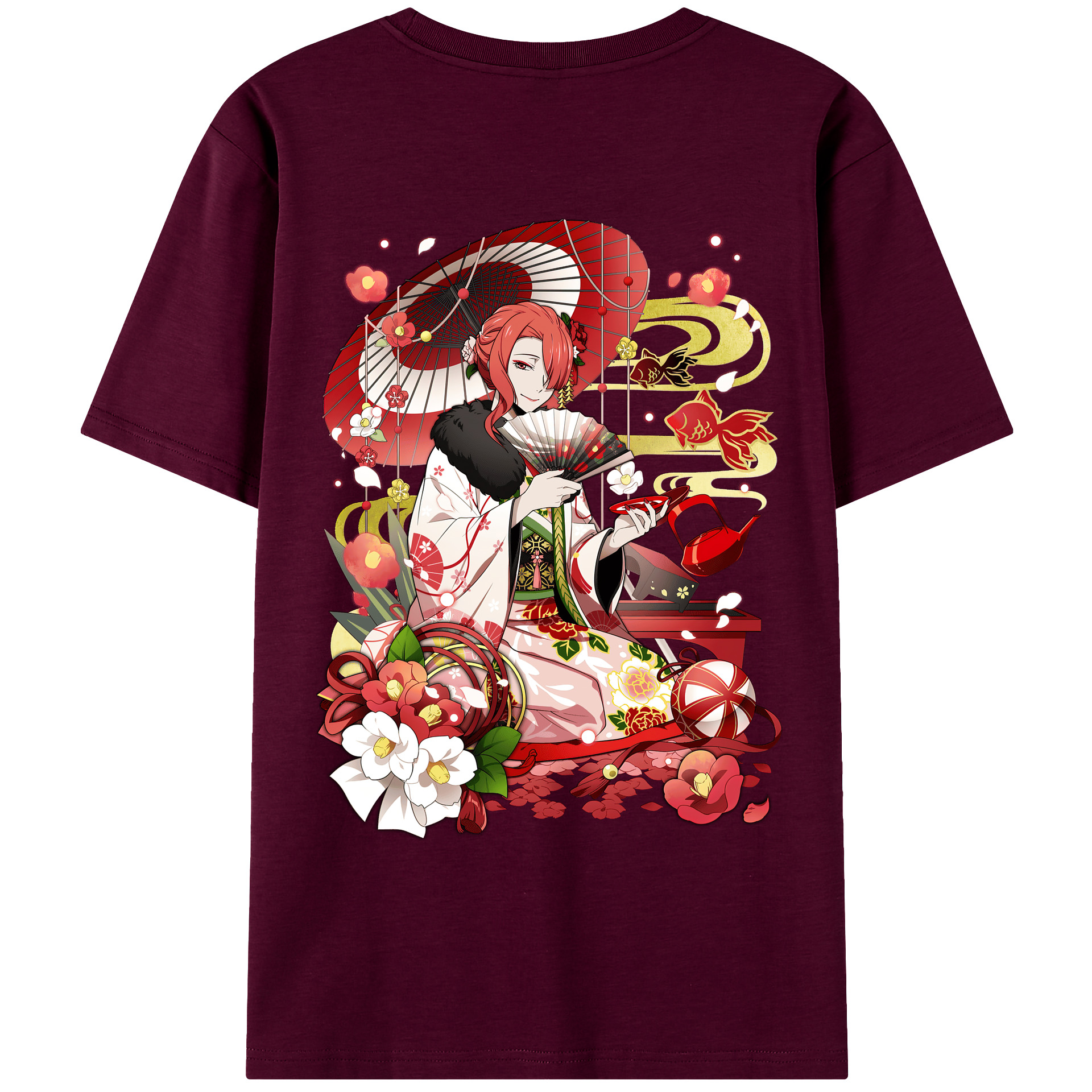 （画像用） 文豪ストレイドッグス Bungo Stray Dogs レディース半袖Tシャツ(バックプリント)